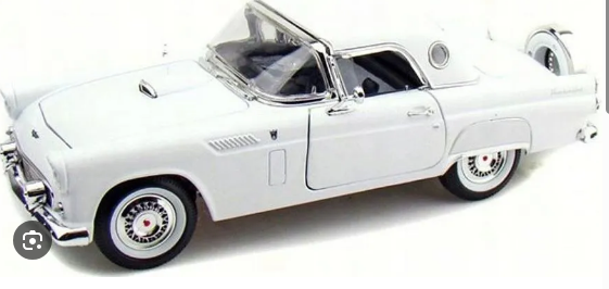 Ford Thunderbird 1956 1:18 White